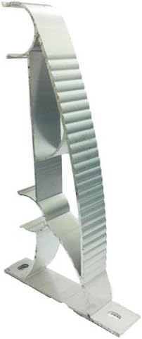 Curtain Pole Bracket Double Rod Holder Heavy Duty Metal (2 pieces) By HomeElabador UK SELLER FAST DELIVERY (Silver)