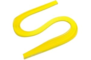 GIFTZ GALORE GIFTS & CRAFT SUPPLIES Pack of 110 x Yellow Quilling Paper 53cm Long x 5mm Wide