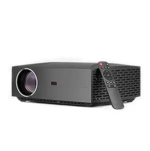 Auslese LCD+LED Portable Home Theatre Projector 4800 Lumens Built-in Stereo Speakers Full HD 1920Px1080P Supported 4K Video With Screen Mirroring, Tv Stick, 2xUSB/HDMI/Audio Compatible, Laptop, PS4 Etc.