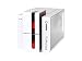 Produktbild Evolis Primacy, dual sided, 300dpi USB, Ethernet, red, PM1H0000RD (USB, Ethernet, red incl.: card feeding (max. 100 cards), cable (USB), PSU, cleaning kit, software)