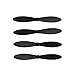 Produktbild bescita 4 Stück Propeller | für SG800 Drone Quadcopter Zubehör Ersatzteil ABS Propeller (Schwarz)