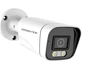 DIGIBYTE 4MP Metal Starlight Night-Color-Vision IP POE Bullet CCTV Camera with Inbuilt Mic