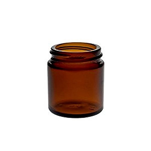 Viva-Haushaltswaren 10 kleine Glastiegel 30 ml / Salbentiegel / Cremetiegel aus Braunglas, inkl. Etiketten - 4