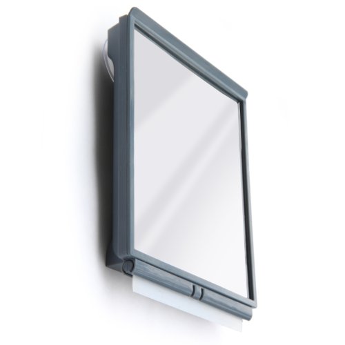 Fogless Shower Mirror with Squeegee by ToiletTree Products. Guaranteed to NEVER fog. - 2