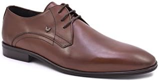 Conbuenpie By Becool - Shoe For Men Leather Lace-Up Color Brown (EU44)