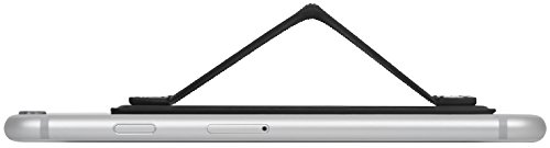 StilGut Finger-Halterung Smartphone Halter fÃ¼r die Hand, fÃ¼r verbesserte Einhandbedienung - Handy Halterung fÃ¼r iPhone 7 Plus, iPhone 6 Plus, Samsung Galaxy S7 ,Samsung Galaxy S6, Sony Xperia und mehr, Schwarz Nappa