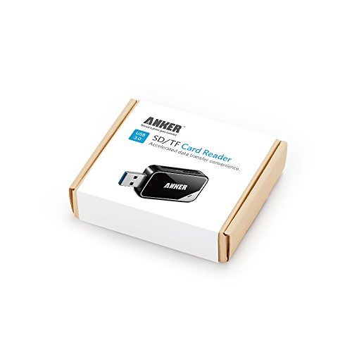 Anker 2in1 USB 3.0 SD Card Reader for SDXC, SDHC, SD, MMC, RSMMC