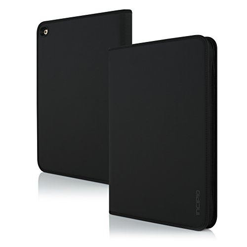 Incipio Hilson Zipper Folio Schutzhülle für Apple 12,9″ iPad Pro [Viele Fächer | Stylus-Halter | Reißverschluss | Standfunktion | Apple Keyboard kompatibel | Nylon] – IPD-288-BLK - 3