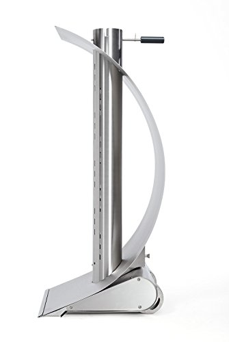 Edle Design-Feuerstelle für Garten und Terrsasse – Moderne Feuersäule aus hochwertigem Edelstahl, Feuersegel 42 x 34 x 96 cm - 7