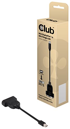 Club 3D Mini DisplayPort auf DVI-D Single Link Aktiver Adapter