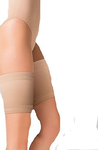 Ladies Anti Chafing Protection Anti Rubbing Non Slip Satin Silicone Lined Thigh Band Leg Warmer Plus Size Summer Holiday