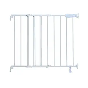 Summer Infant Top of Stairs Simple to Secure Metal Gate, White