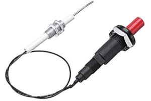 SGerste Uniwersalny zestaw zapłonowy do świec zapłonowych piezoelektryczny z 30 cm kablem zapalnikiem przyciskowym do grilla gazowego