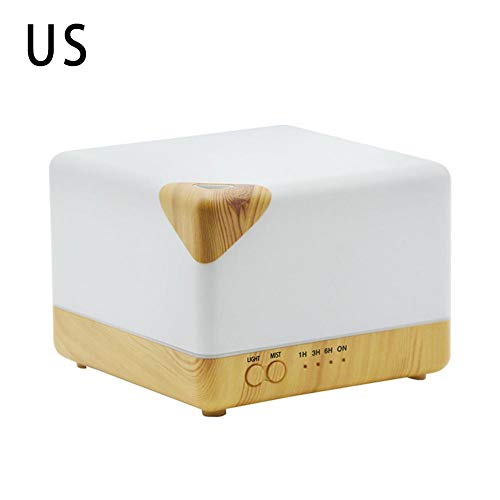 Preisvergleich Produktbild Aromatherapy 700ml Aromatherapy Diffuser, Ultrasonic Essential Oil Diffuser Cool Mist Humidifier with 7 Color LED Lights, Auto Shutdown Wood Grain for Yoga, Spa, Bedroom