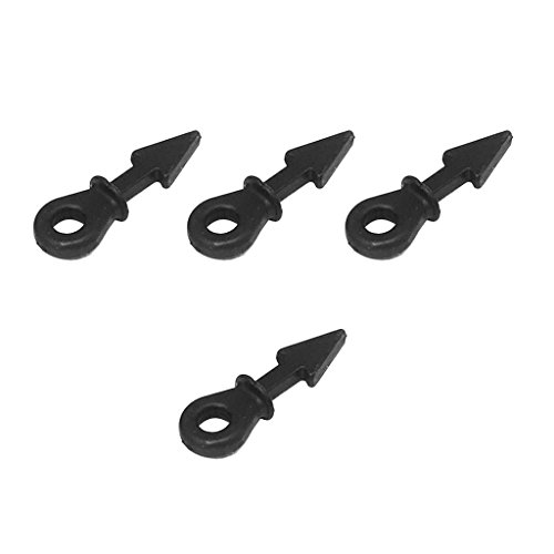 Baoblaze 4 pcs Bow String Silencer Stabilizer Rubber Shock Absorber Vibration Damper Compound Recurve Universal