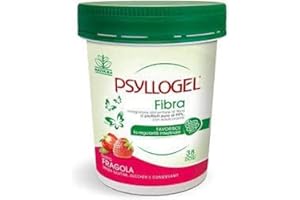 Offerta 3X Psyllogel Fibra - Integratore di Psyllium in Polvere Gusto Fragola - 510g