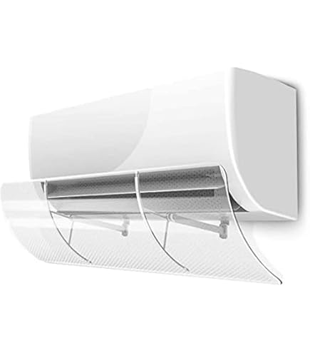 Déflecteur Réglable 8 Directions Pour Climatiseur Mural - Directionne Le Flux D'air, évite Les Courants D'air Directs, Installation Sans Perçage