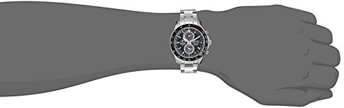 Mens Seiko Sportura Perpetual Alarm Chronograph Solar Powered Watch SSC357P1