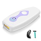 SICHER UND SCHMERZFREI (CE ZERTIFIZIERT): die IPL-Haarentfernungstechnologie, die erstmals in top Salons zum Einsatz kam, hat sich seit über 20 Jahren weltweit als sicher und effektiv erwiesen. Es bietet viel weniger Schmerzen im Vergleich zu Laser-Haarentfernungs-Technologien