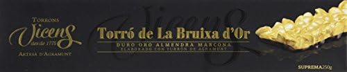 Vicens Excellence Range Gold Almond Nougat, 250 g