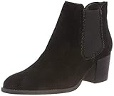 Velourleder Tamaris Damen 25381-21 Chelsea Boots, Schwarz (Black 1), 38 EU