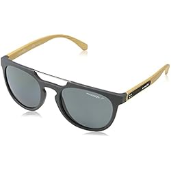 Arnette Woodward, Gafas de Sol para Hombre, Gris (Matte Grey), 52