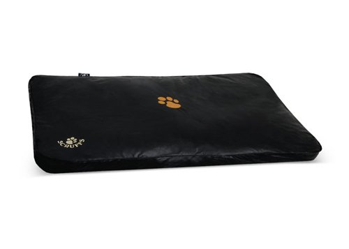 Scruffs-Dog-Bed-Faux-Leather-Mattress-Black