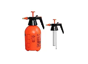 MAULYPARI Garden Pump Pressure Sprayer | Lawn Sprinkler | Water Mister | Spray Bottle for Herbicides, Pesticides, Fertilizers, Plants Flowers 2 Liter Capacity -Spray Bottle Plant Water (Orange)