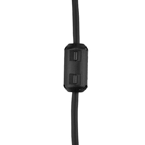 INIBUD Ferrite Noise Filters Ferritkern Filter Kabel Clips Ferrit Kern für 3mm 5mm 7mm 9mm 13mm Durchmesser Kabel 20 Stück Schwarz - 6
