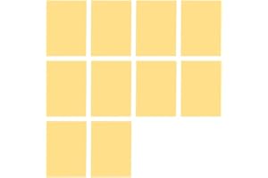 AOKTORKIT 10PCS A4 Coloured Plastic Sheets,Plastic Light Filter Gel Reading Aid,A4 Colour Film,Transparent Orange film For DIY