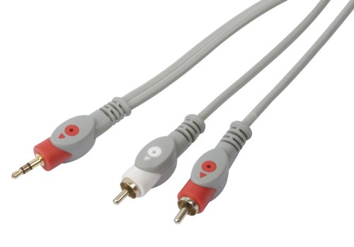 détail TriStar 26458TR Câble stéréo vers 2 phono 3 m 3,5 mm