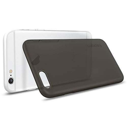 Spigen Air Skin - Carcasa Suave y Fina para iPhone 6 6S  Color Negro
