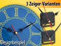 St. Leonhard Flüsterleises, schleichendes Uhrwerk mit 3 Zeiger-Sets - 9
