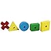 Infantastic Wooden Geometric Stacker (Colourful) for Early Motor Baby Kid Child Development Geometric Shape Matching Board Toy