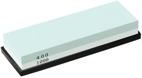GeekBox® Whetstone Knife Sharpening Stone 400 / 1000 Grit Combination - Rubber Base Included