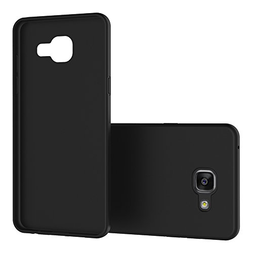 AICEK Funda Samsung Galaxy A3 2016  Negro Silicona Fundas para Galaxy A3 2016 Carcasa A310  4 7 Pulgadas  Negro Silicona Funda Case