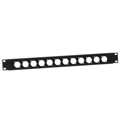 Adam Hall Panneau rack acier 1 U pour 12...