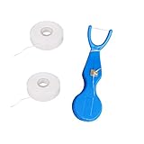 El hilo de seda ultra delgado se desliza suavemente entre los dientes y limpia profundamente entre los dientes y estimula las encías.