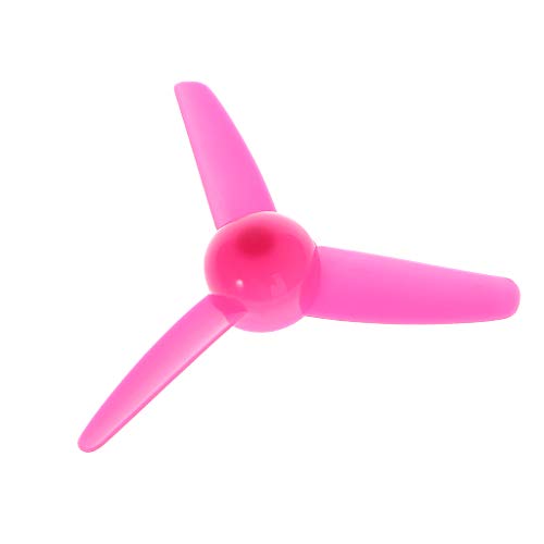Preisvergleich Produktbild Chaunce 1 STÜCK Windkraft Spielzeug DREI Blatt Kunststoff Propeller Zubehör Wellendurchmesser 2mm