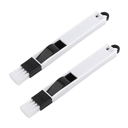 Juego de 2 cepillos y recogedor desmontables para limpiar ventanas y puertas