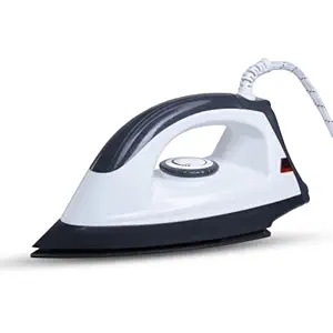 Croma 1100 W Dry Iron with Weilburger Dual Soleplate Coating (CRSHAH702SIR11, White)