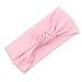 Baby Bow Hairband Koly Girls Photography Toddler Cute Kids Turban Knot Rabbit Headband Headwear (Pink)