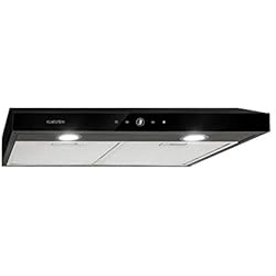 Klarstein Contempo Neo Hotte encastrable - hotte aspirante, air évacué/circulant, largeur 60 cm, débit d'évacuation: 175 m³/h, SenseControl : Commande tactile, montage mural ou encastré