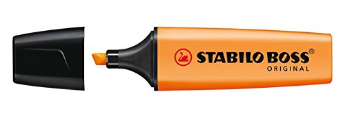 Book's Cover of STABILO Lot de 3 Surligneurs BOSS ORIGINAL Rechargeable Pte Biseautée 25 mm Orange