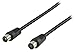 Produktbild Valueline VLSP40000B50 Koaxial-Antennenkabel Stecker Kupplung 5 m schwarz