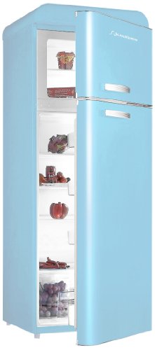 PKM SL208LB DD Khl-Gefrier-Kombination / A+ / 149.7 cm Hhe / 215.35 kWh/Jahr / 168 L Khlteil / 40 L Gefrierteil / automatische Abtauung im Khlteil / hellblau