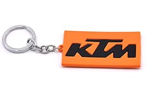 Hirondelle Bleue® [Lot de 2] Porte Clé en Silicone Moto Motard pour KTM Duke 125 390 690 890 790 1290,expédié depuis la France