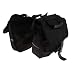 Produktbild Homyl Schwarz hinten Fahrrad-Gepäckträger Doppel-Packtaschen Kofferraumtasche