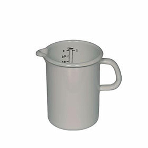 RIESS Küchenmaß, Messbecher, Ø 10 cm, 1 l, weiß