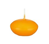 Schwimmkerzen Mandarin Orange 24 Stück 45 mm Durchmesser